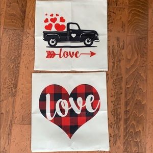 NEW! 18x18 Farmhouse pillows Buffalo check